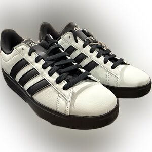 Adidas Men's Classic Black and White Sneakers